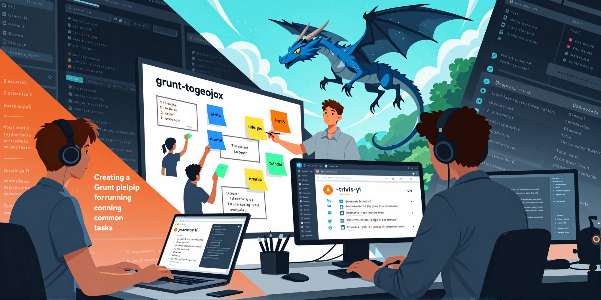 Tutorial for creating Grunt task runner plugin that is stored at GitHub and is using Travis CI for running tests
