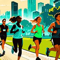 Heart beat and the running path